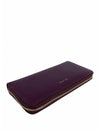 Mel & Co Saffiano-Effect Zip-Around Wallet