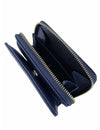 Saffiano-Effect Snap Wallet With Zip-Around Compartment