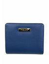 Saffiano Leatherette Bifold Snap Wallet With Zip-Around Compartment