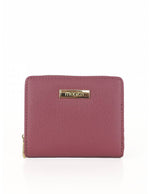 Saffiano Leatherette Bifold Snap Wallet With Zip-Around Compartment