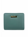 Saffiano Leatherette Bifold Snap Wallet With Zip-Around Compartment