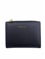 Mel & Co Saffiano-Effect Bifold Compact Snap Wallet