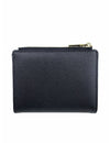 Mel & Co Saffiano-Effect Bifold Compact Snap Wallet