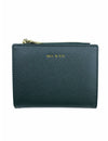 Mel & Co Saffiano-Effect Bifold Compact Snap Wallet