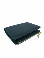 Mel & Co Saffiano-Effect Bifold Compact Snap Wallet