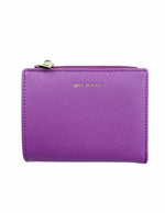 Mel & Co Saffiano-Effect Bifold Compact Snap Wallet