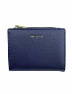 Mel & Co Saffiano-Effect Bifold Compact Snap Wallet