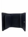 Saffiano Leatherette Tri-Fold Half Flap Wallet