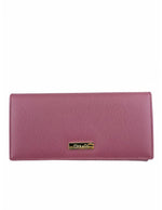 Mel & Co Saffiano Leatherette Basic Flap Long Wallet