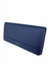 Mel & Co Saffiano-Effect Basic Flap Long Wallet