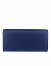 Mel & Co Saffiano-Effect Basic Flap Long Wallet