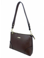 Basic Faux Leather Shoulder Sling Bag