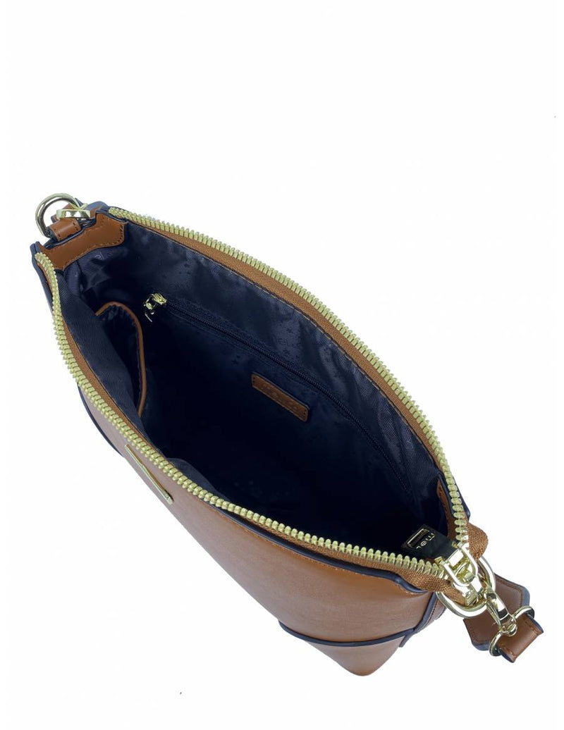 Basic Faux Leather Shoulder Sling Bag