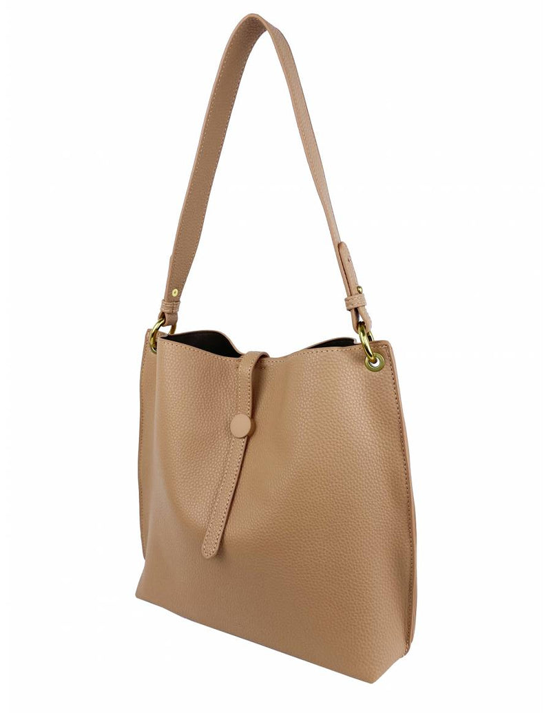 Mel & Co Pebbled Sling Bag In Shoulder Bag