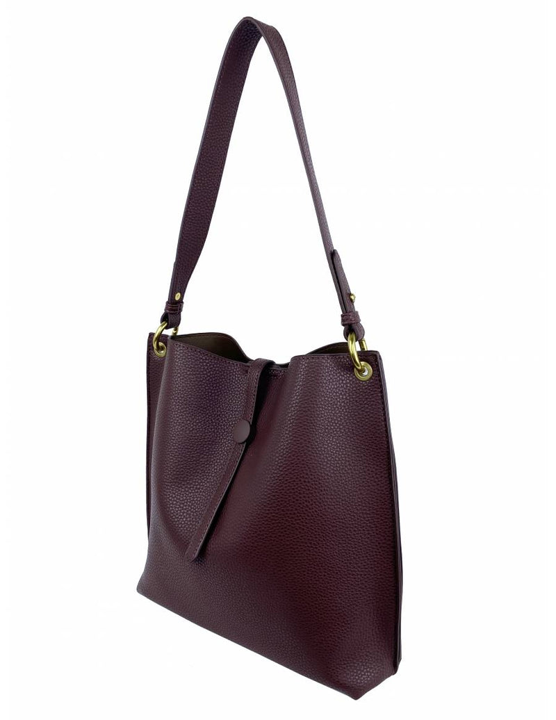 Mel & Co Pebbled Sling Bag In Shoulder Bag