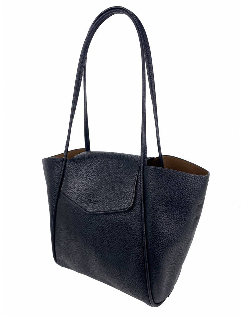 Mel & Co Pouch-Bag-In-Tote with Flap