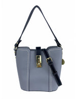 Mel & Co Contrast Stitched Detail Satchel