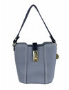 Mel & Co Contrast Stitched Detail Satchel