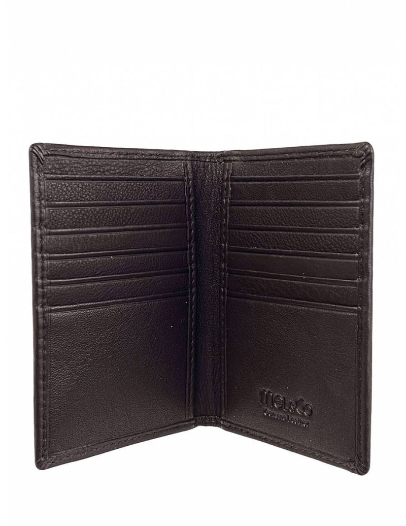 Mel & Co Genuine Leather Bi-Fold Card Holder