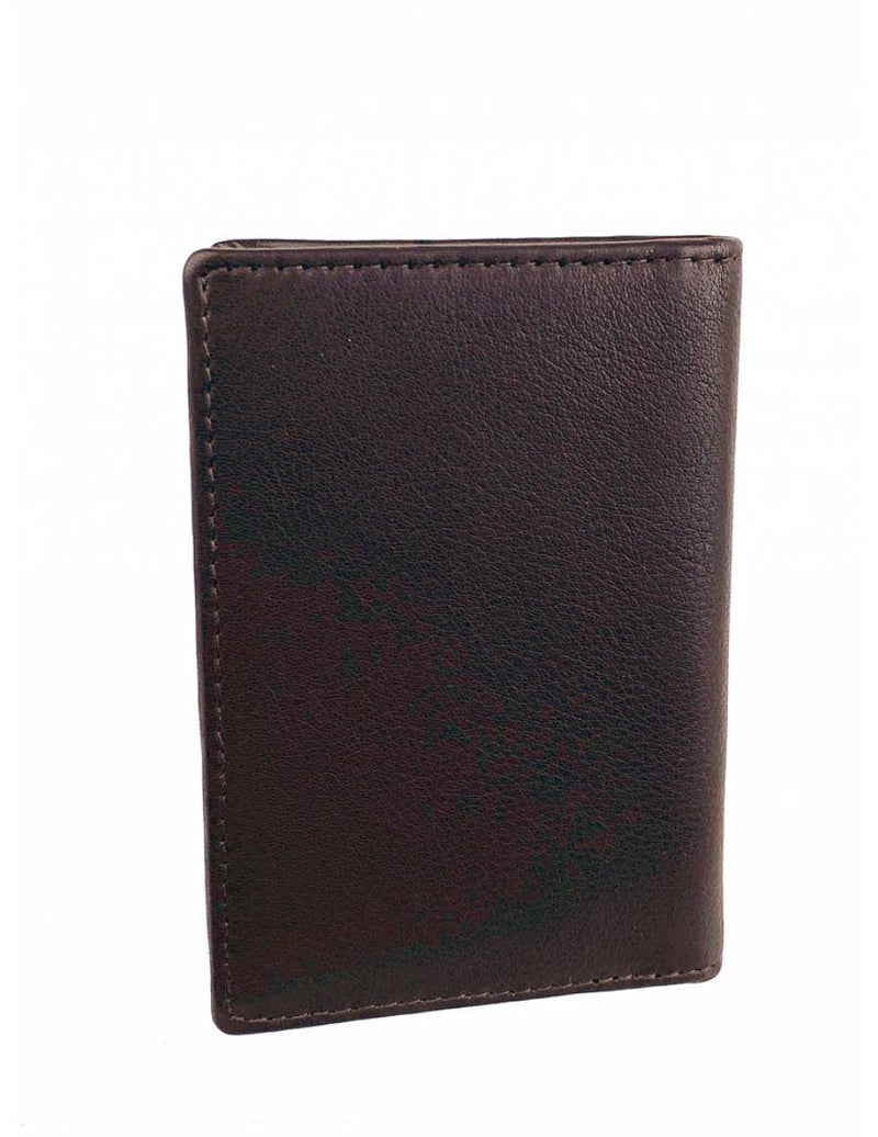 Mel & Co Genuine Leather Bi-Fold Card Holder