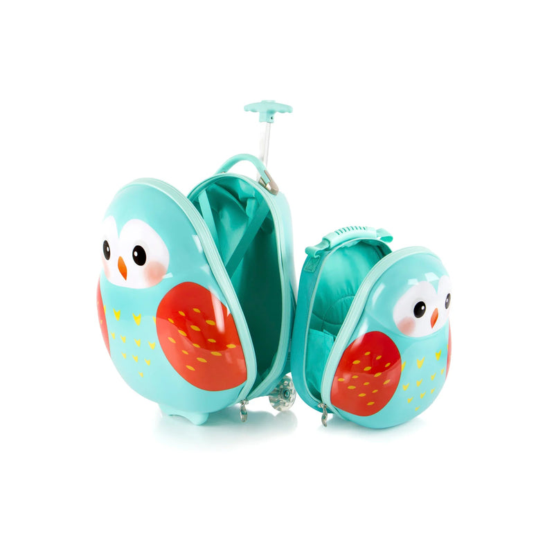 Heys Travel Tots Owl - Kids Luggage & Backpack Set