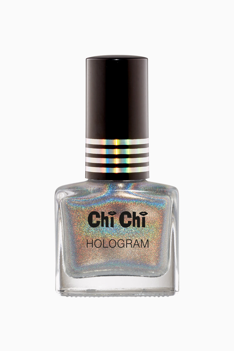 Chi Chi Hologram Nail Polish - Silver