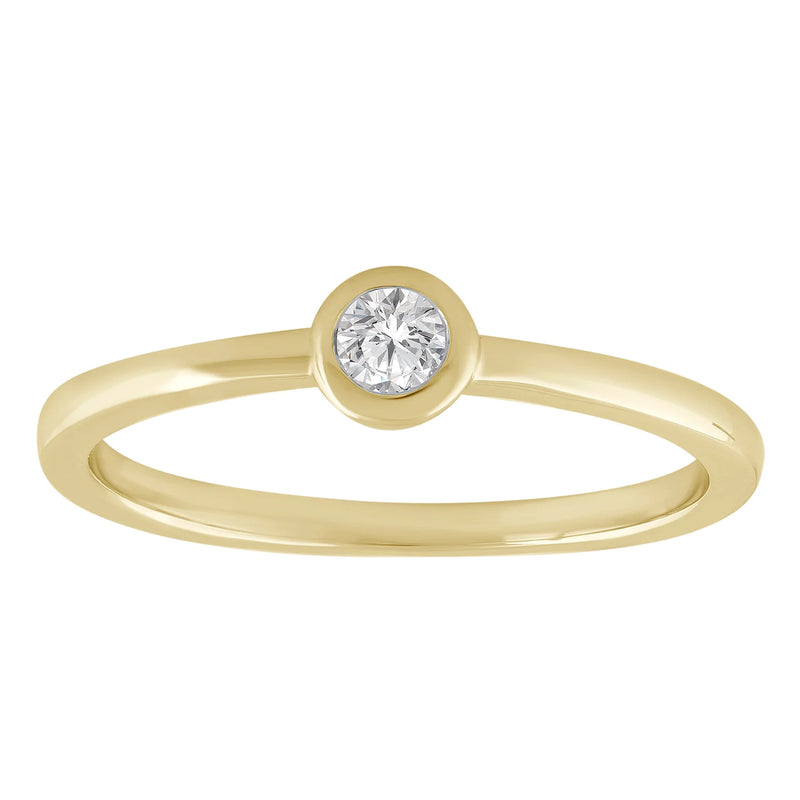 Nirvana DGA 9ct Y/G  0.25CT HI I1 Diamond Ring