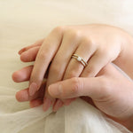 Nirvana DGA 9ct Y/G  0.50CT HI I1 2pcs Diamond Bridal Ring Set