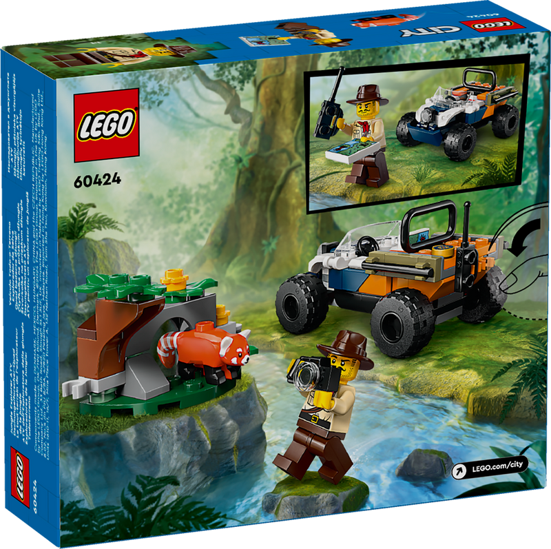 Lego City Jungle Explorer Atv Red Panda Mission