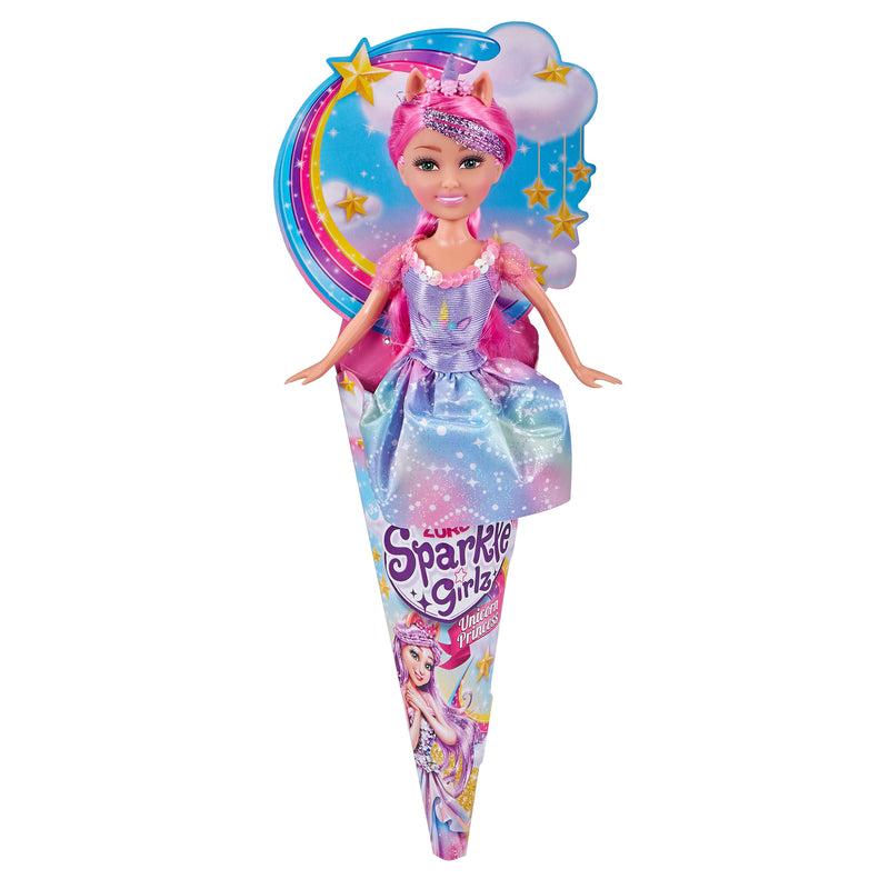 WT Sparkle Girlz 10.5" Unicorn Princes Bulk