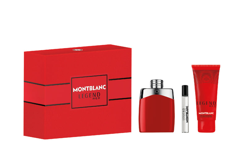 Montblanc Legend Red EDT 100ml+EDT 7.5ml+S/Gel 1ml
