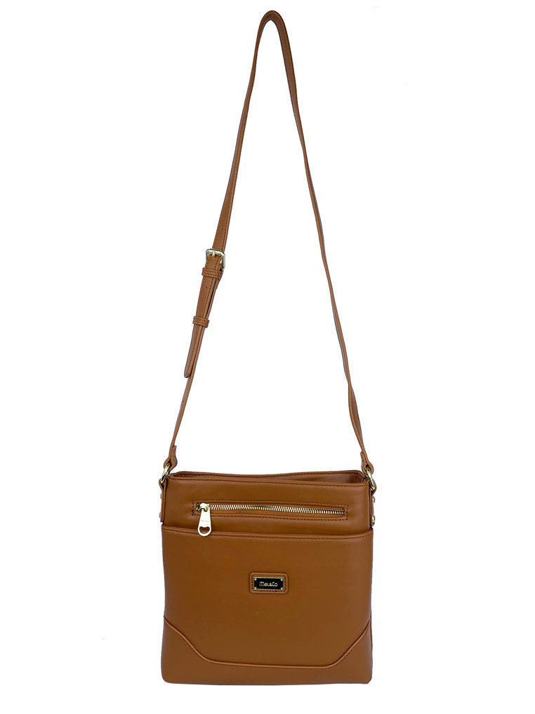Faux Leather Sling Bag