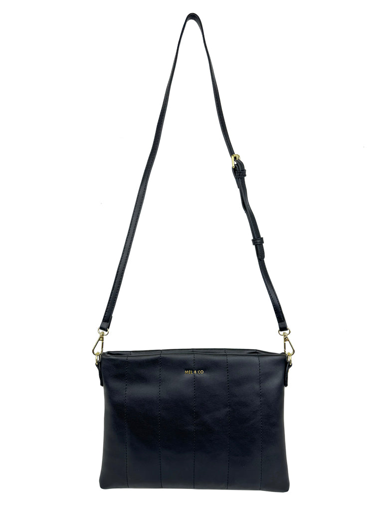 Linear Quilted Sling Bag