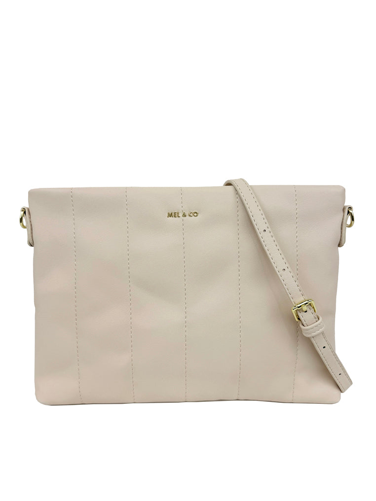 Linear Quilted Sling Bag