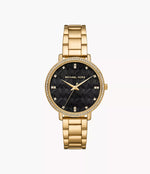 MK Pyper Three-Hand Gold-Tone Alloy Watch