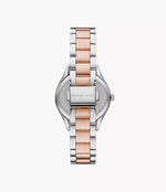 MK Lauryn Three-Hand Two-Tone Stainless Steel Watch
