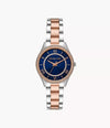 MK Lauryn Three-Hand Two-Tone Stainless Steel Watch