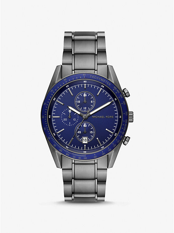 MK Warren Chronograph Gunmetal Stainless Steel Watch