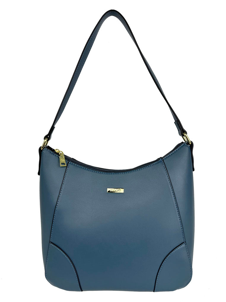 Faux Leather Lightweight Shoulder Bag
