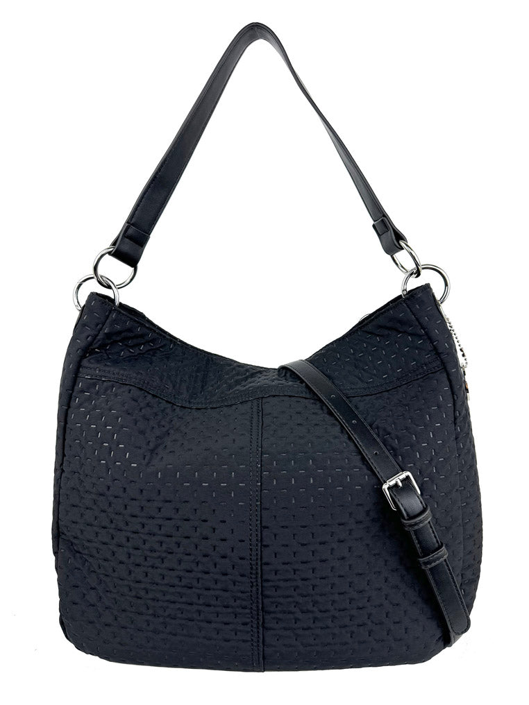 Embossed Nylon Single Handle Bag