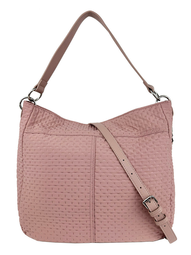 Embossed Nylon Single Handle Bag