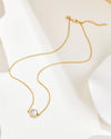 Mestige Solana Pearl Gold Necklace