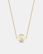 Mestige Solana Pearl Gold Necklace