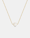 Mestige Pretty In Pearl Gold Necklace