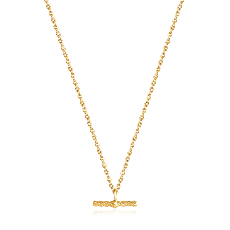 Ania Haie Ropes & Dreams Gold T-Bar 40+5cm Necklace