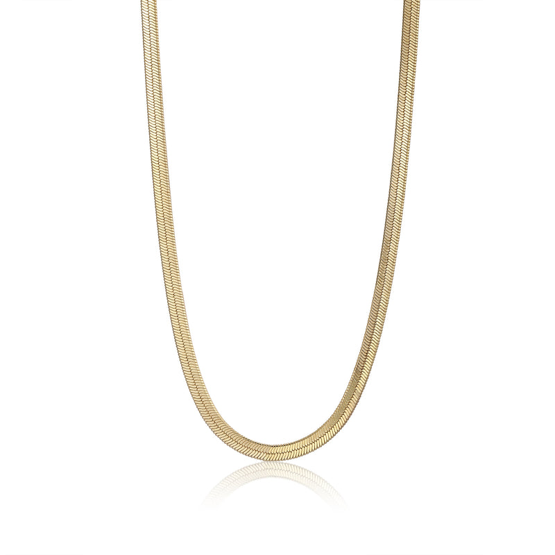 Ania Haie Link Up Gold Snake Chain 40+5cm Necklace