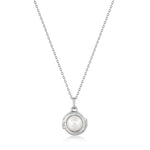 Ania Haie Muse Pearl Cz Circle 45Cm Necklace