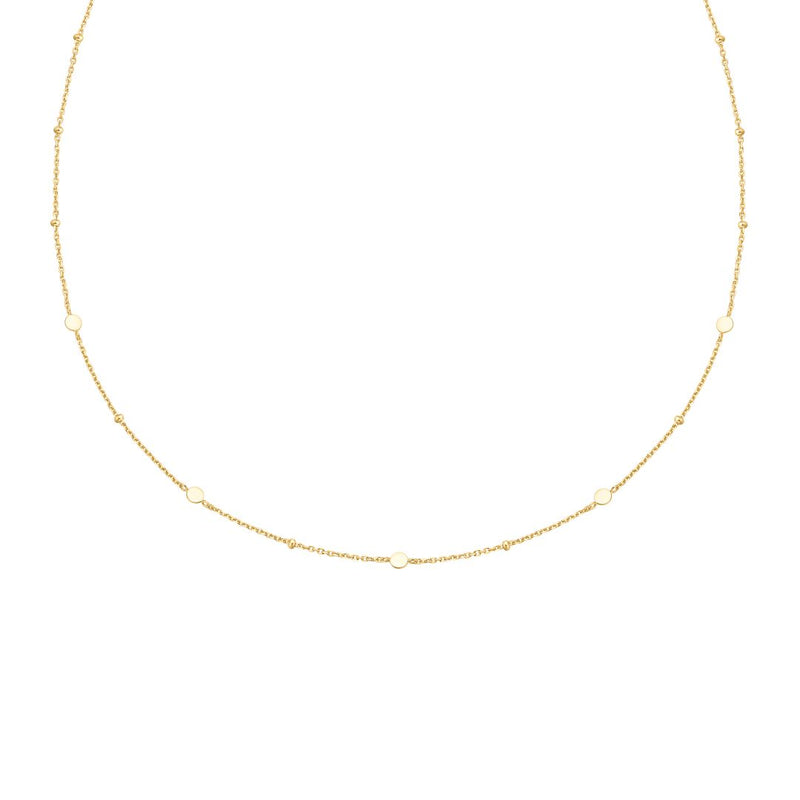 Ania Haie Voyager Gold Disc Station Necklace