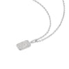 Ania Haie Sunny Gold/Silver Cz  Pave Pendant Necklace