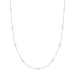 Ania Haie Dainty Gold/silver Pearl Station Necklace